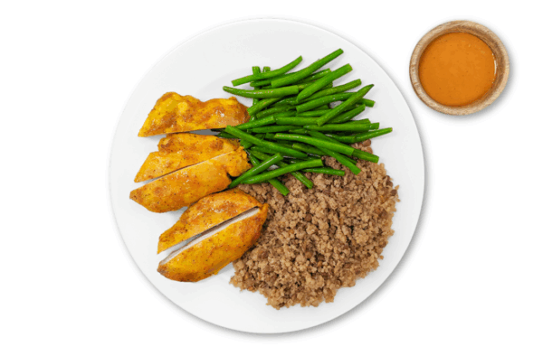 Peri Peri Chicken, Quinoa, Lentils and Veggies