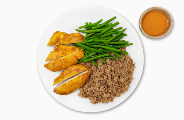 Peri Peri Chicken, Quinoa, Lentils and Veggies