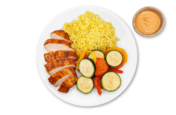 Chipotle Chicken and Double Veggies