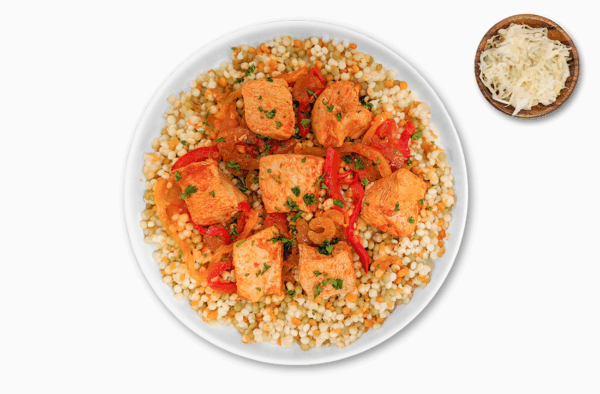 Chicken Stew on Quinoa Couscous
