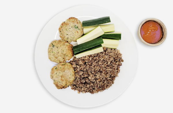 Peri Peri Chicken Sliders, Quinoa and Veggies