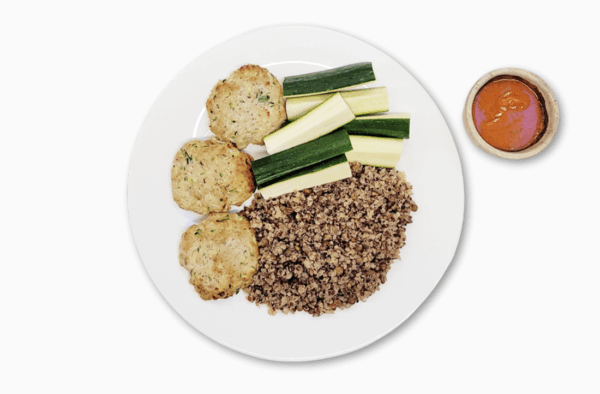 Peri Peri Chicken Sliders, Quinoa and Veggies