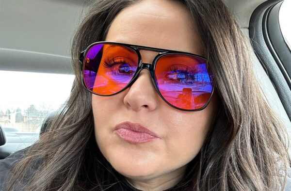 Blue Light Blocking Glasses (Oversized Aviator) - Image 2
